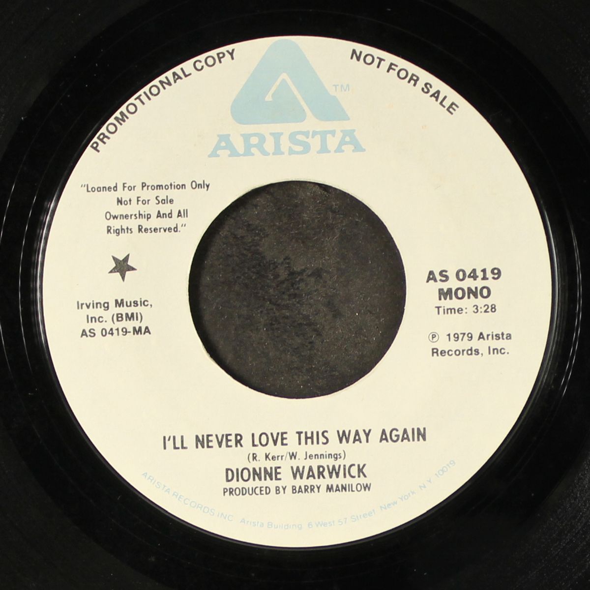 i'll never love this way again / mono by DIONNE WARWICK
