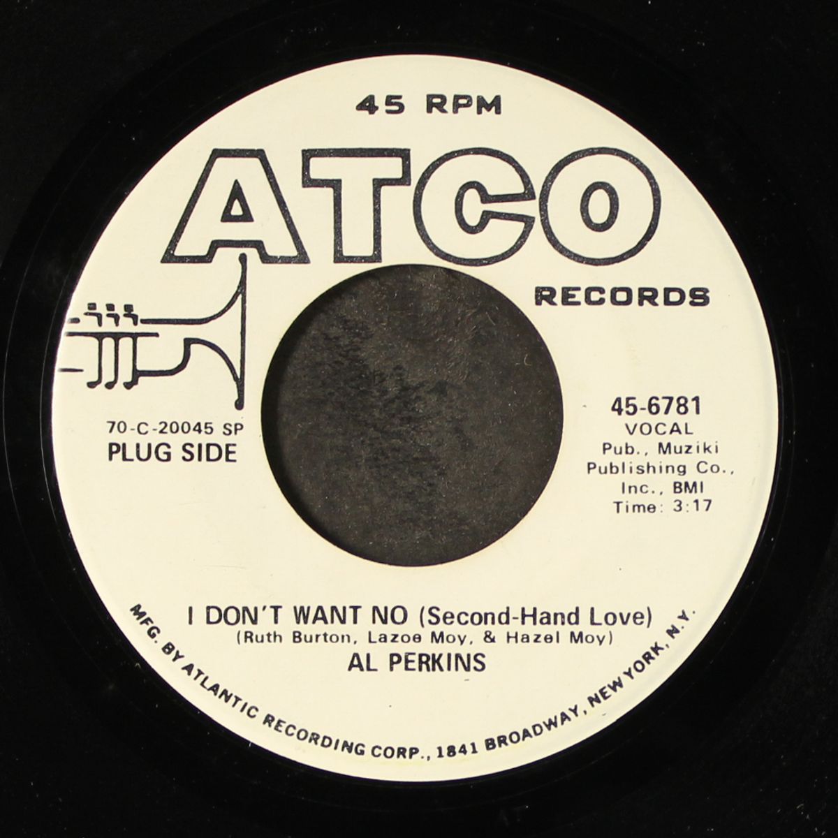 i don't want no by AL PERKINS