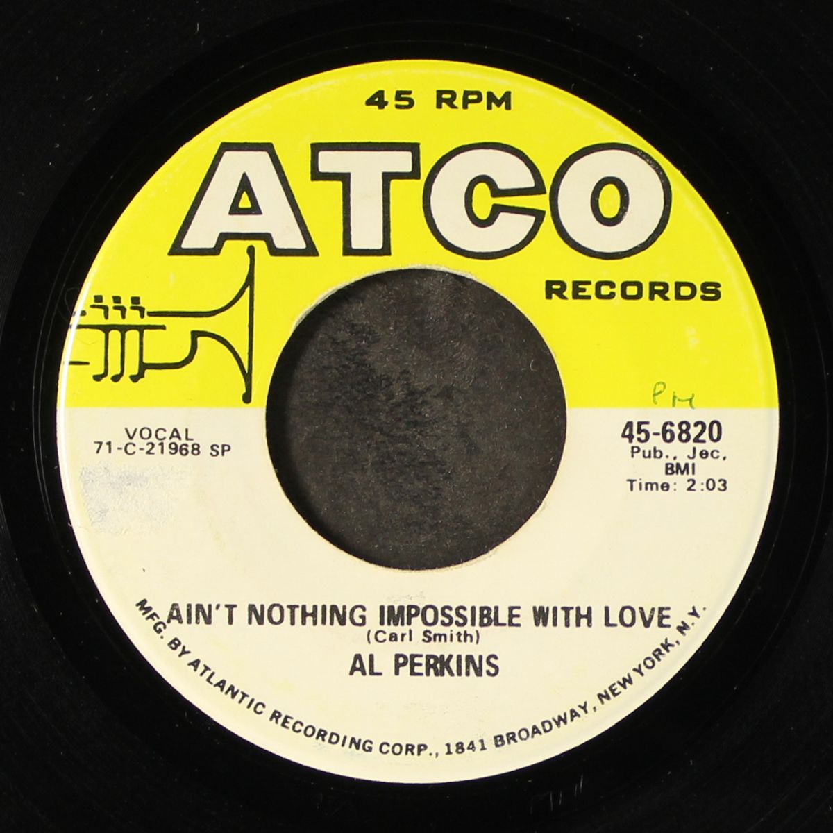 need to belong / ain't nothing impossible with love by AL PERKINS