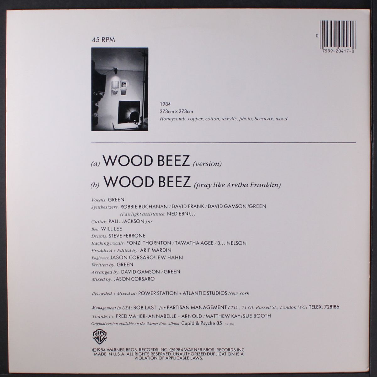 wood beez / version by SCRITTI POLITTI