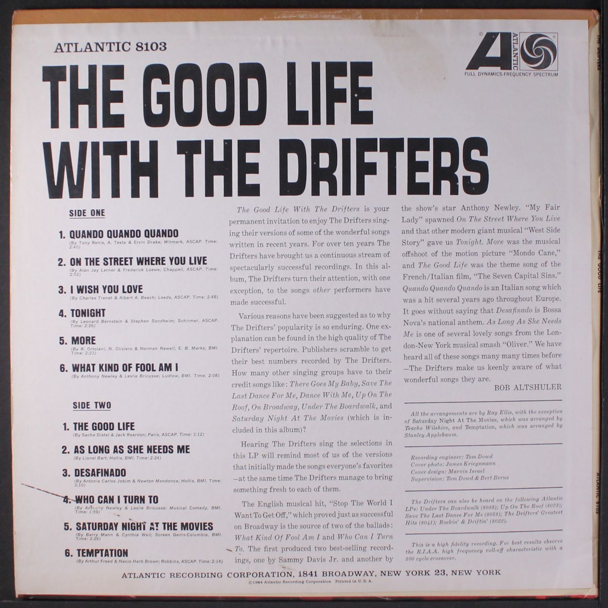 the good life with the drifters by DRIFTERS