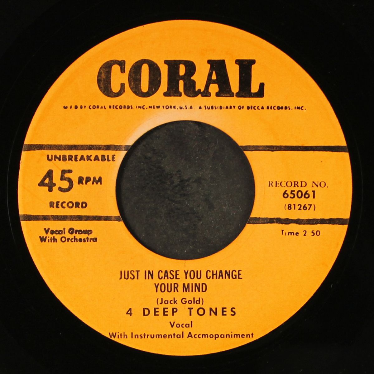 castle rock / just in case you change your mind by 4 DEEP TONES