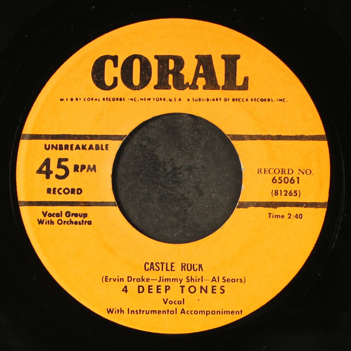 castle rock / just in case you change your mind by 4 DEEP TONES