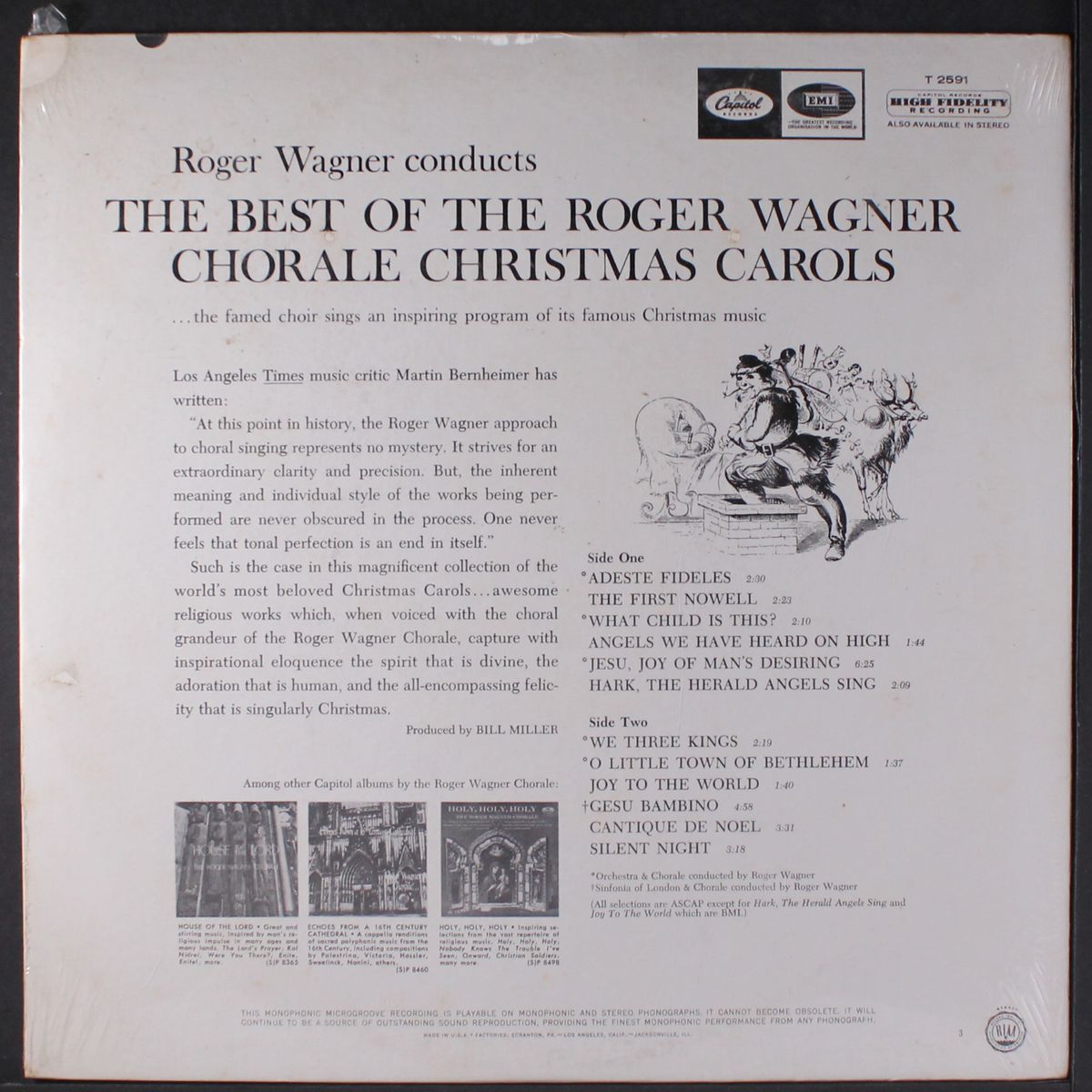 best of, christmas carols by ROGER WAGNER CHORALE