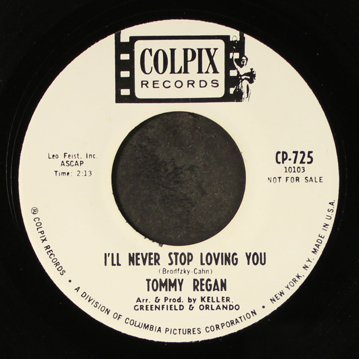 i'll never stop loving you / this time i'm losing you by TOMMY REGAN & GROUP