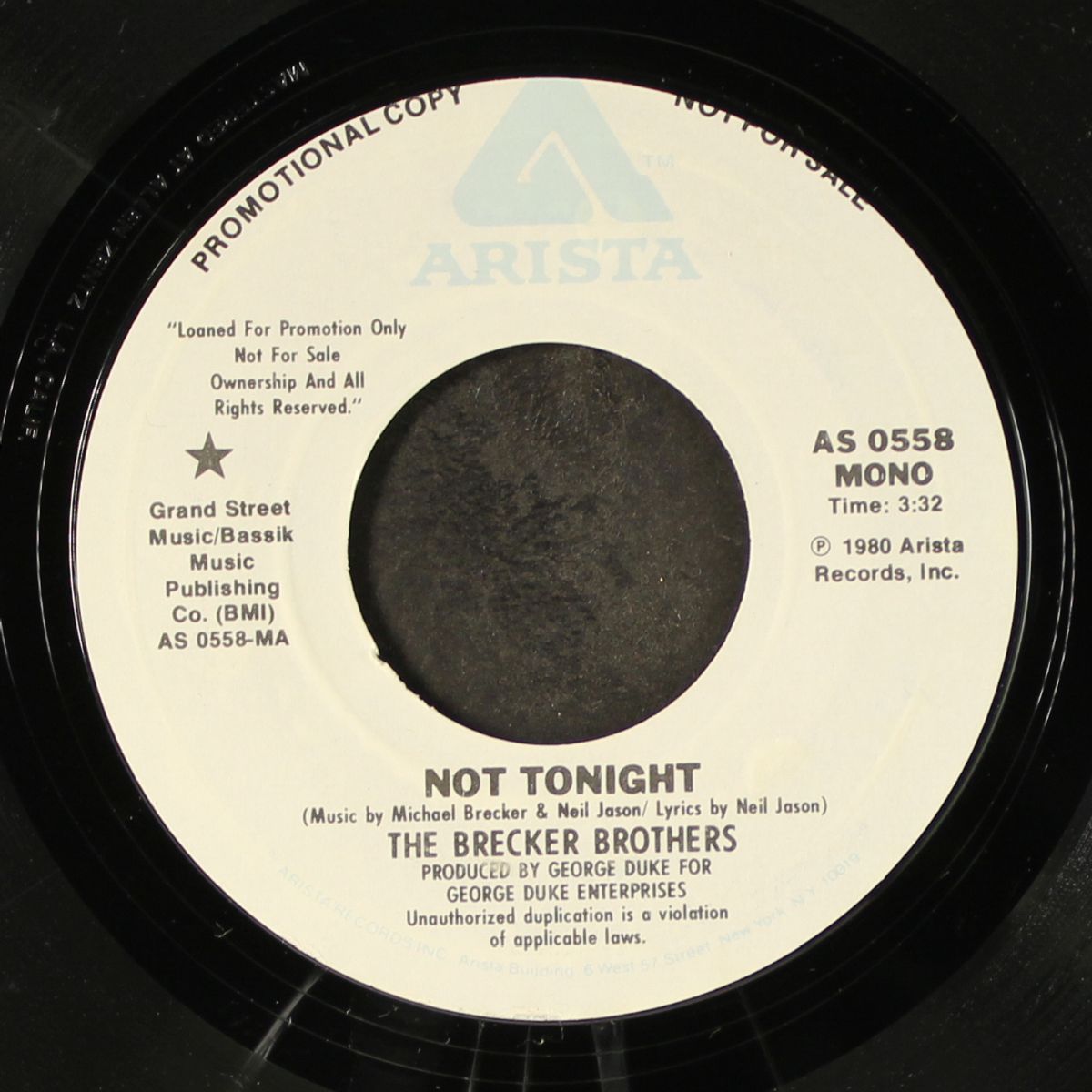 not tonight / mono by BRECKER BROTHERS