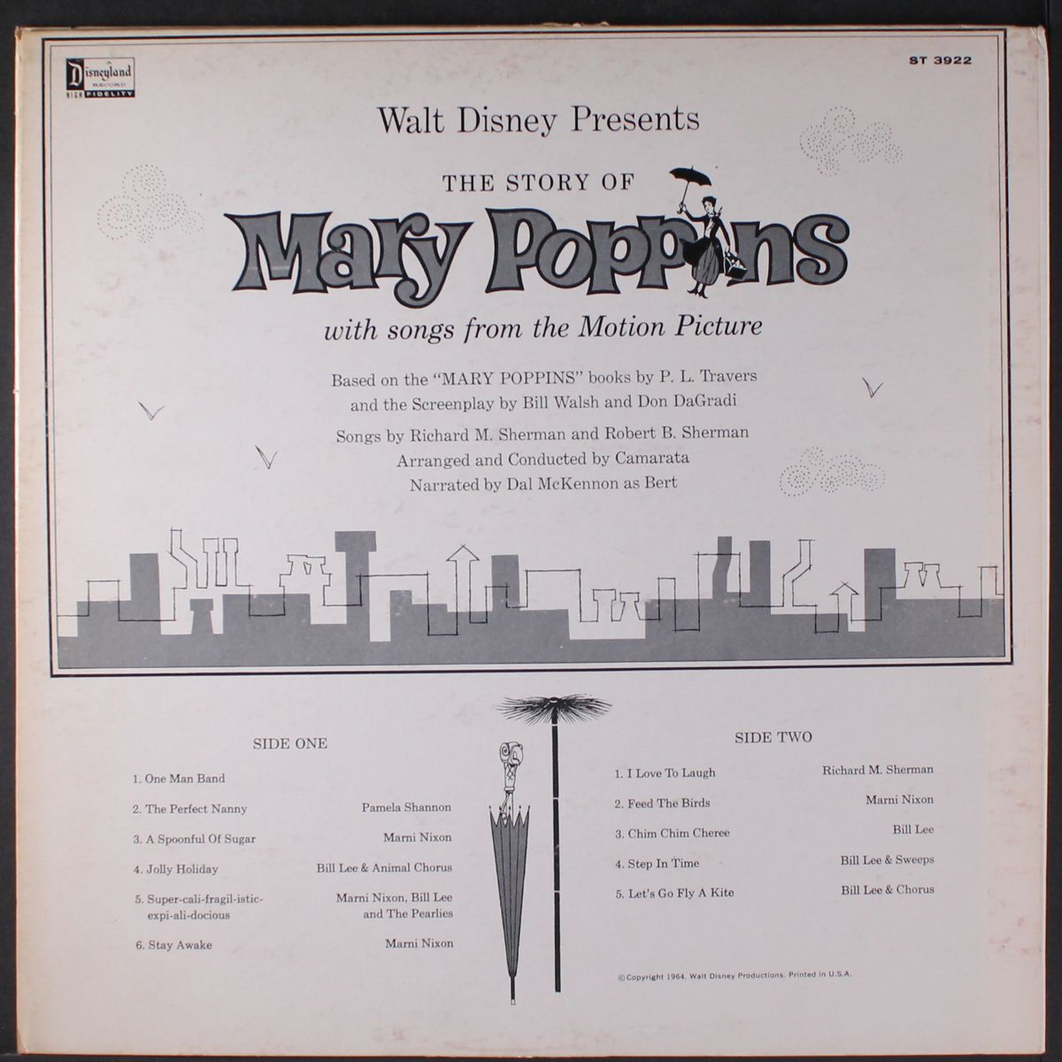 the story & songs from mary poppins by SOUNDTRACK