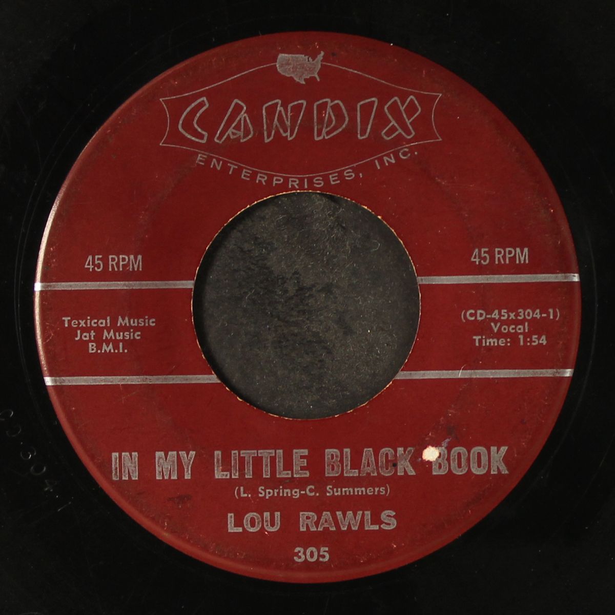 in my little black book / just thought you'd like to know by LOU RAWLS