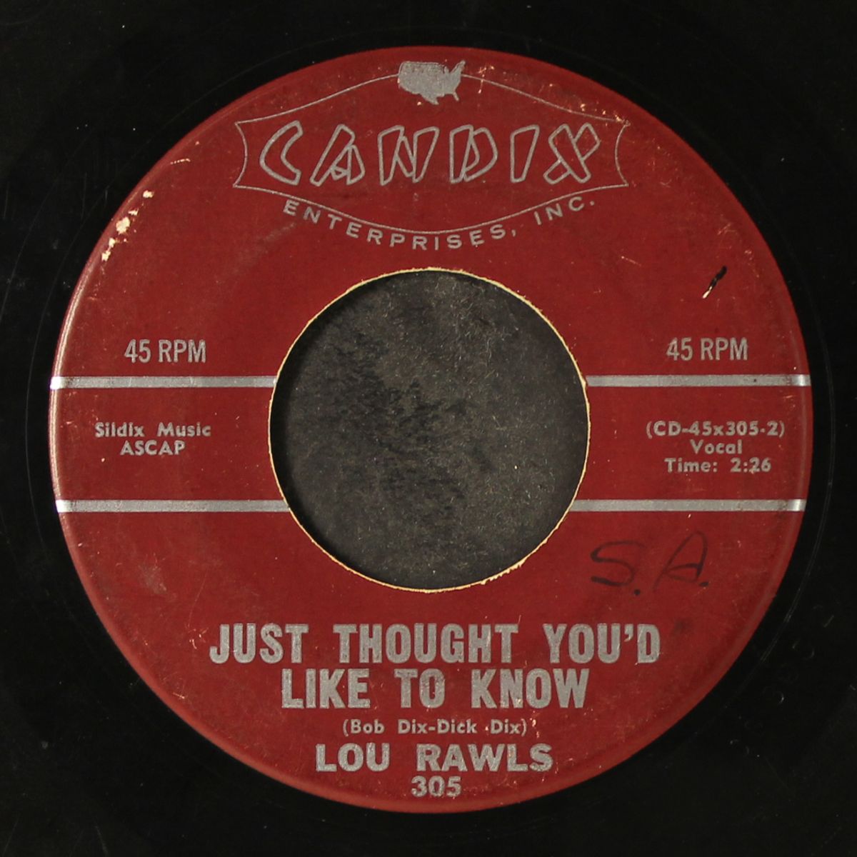 in my little black book / just thought you'd like to know by LOU RAWLS