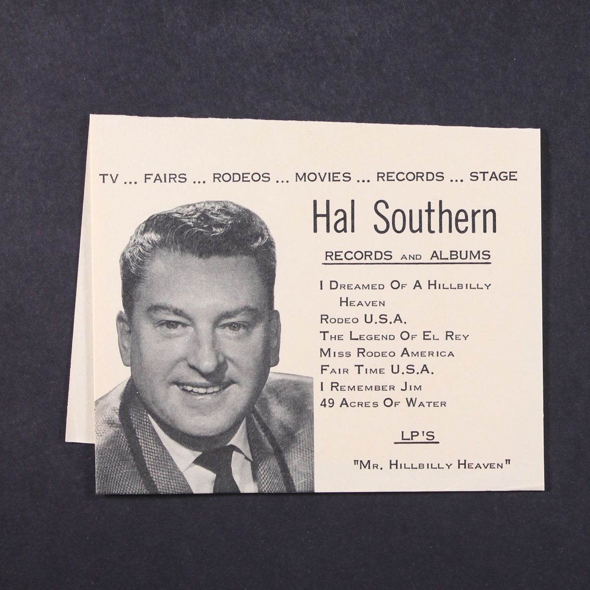 i dreamed of a hillbilly heaven / 21 miles by HAL SOUTHERN