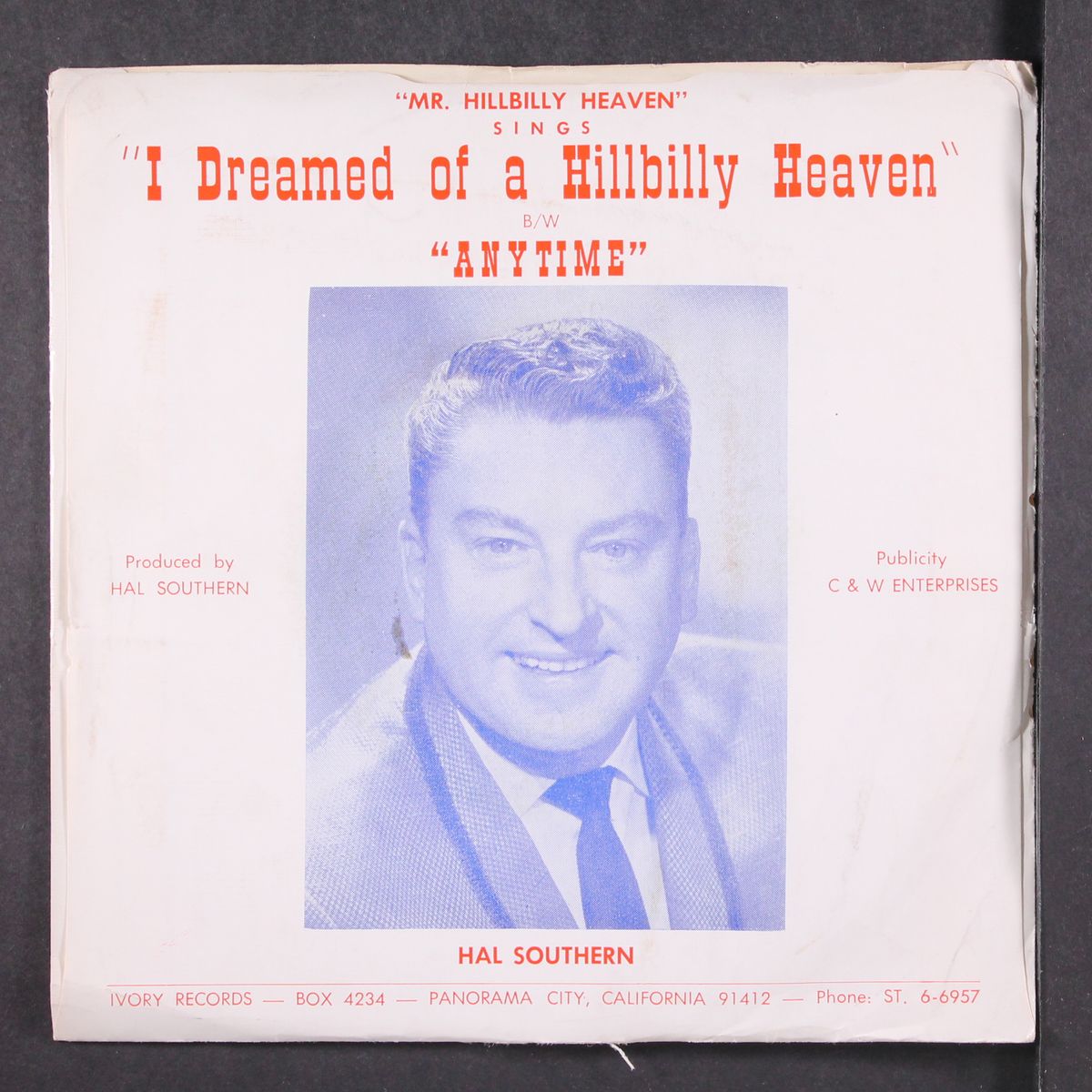 i dreamed of a hillbilly heaven / 21 miles by HAL SOUTHERN