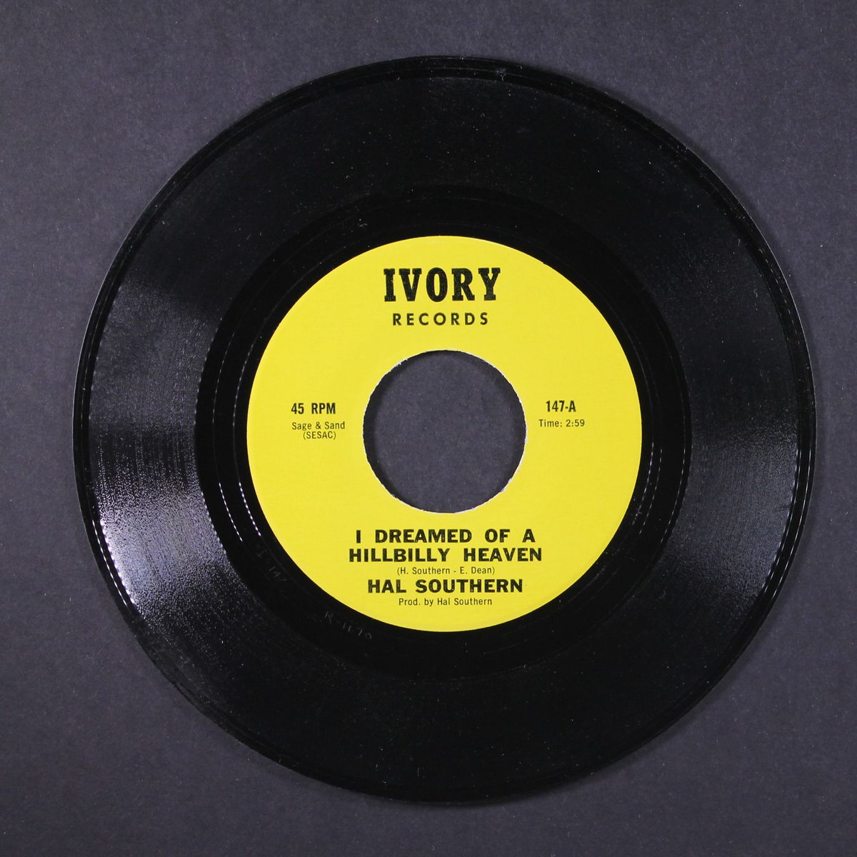 i dreamed of a hillbilly heaven / 21 miles by HAL SOUTHERN