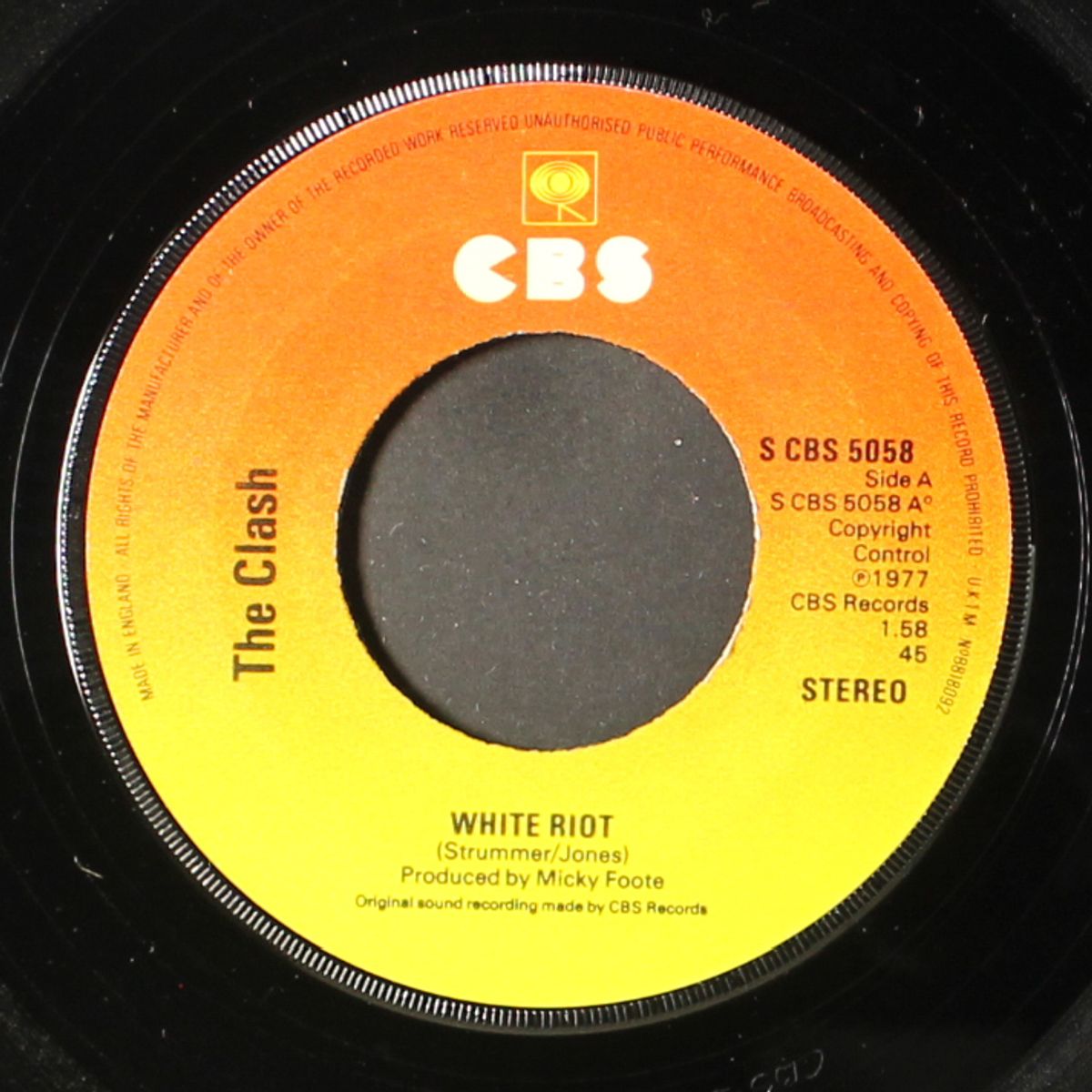 white riot by CLASH