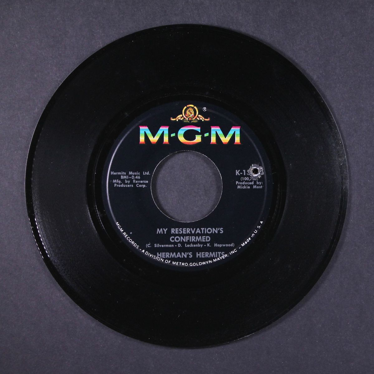dandy / my reservation's been confirmed by HERMAN'S HERMITS