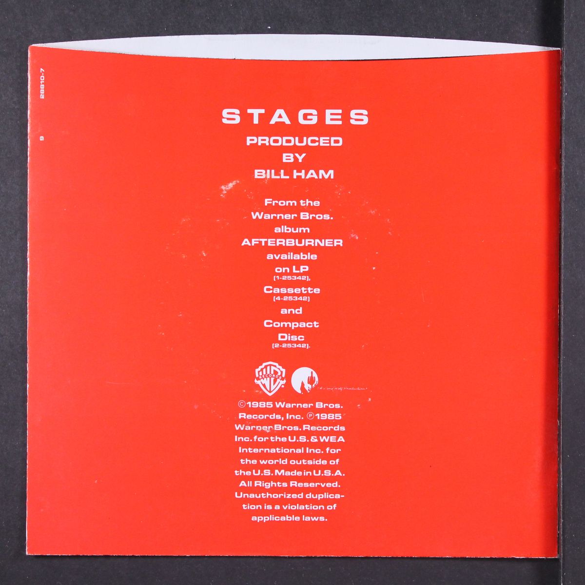 stages / can't stop rockin' by ZZ TOP