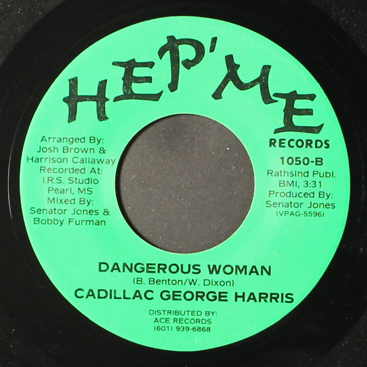 using me to hurt him / dangerous woman by CADILLAC GEORGE HARRIS