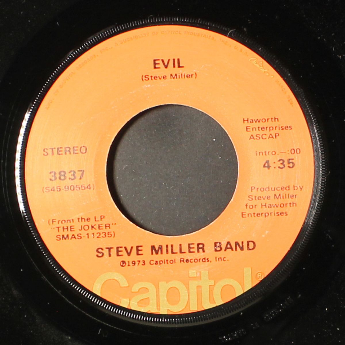your cash ain't nothin' but trash / evil by STEVE MILLER BAND