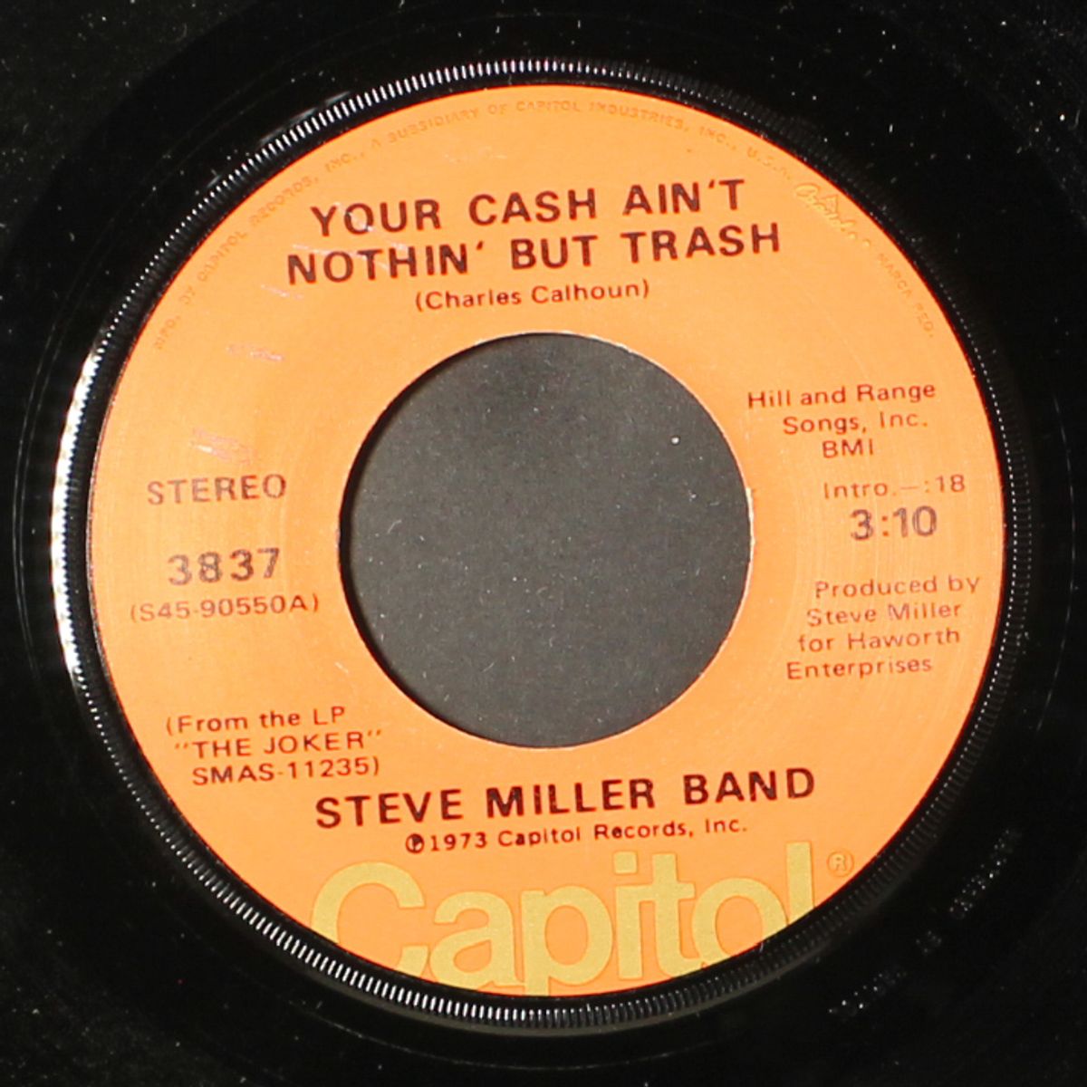 your cash ain't nothin' but trash / evil by STEVE MILLER BAND