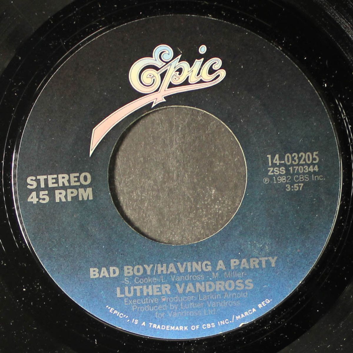 bad boy/having a party / once you know how by LUTHER VANDROSS