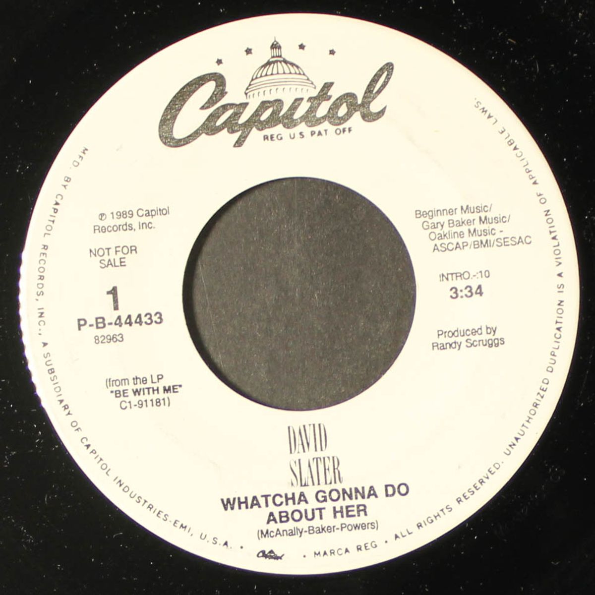 whatcha gonna do about her by DAVID SLATER