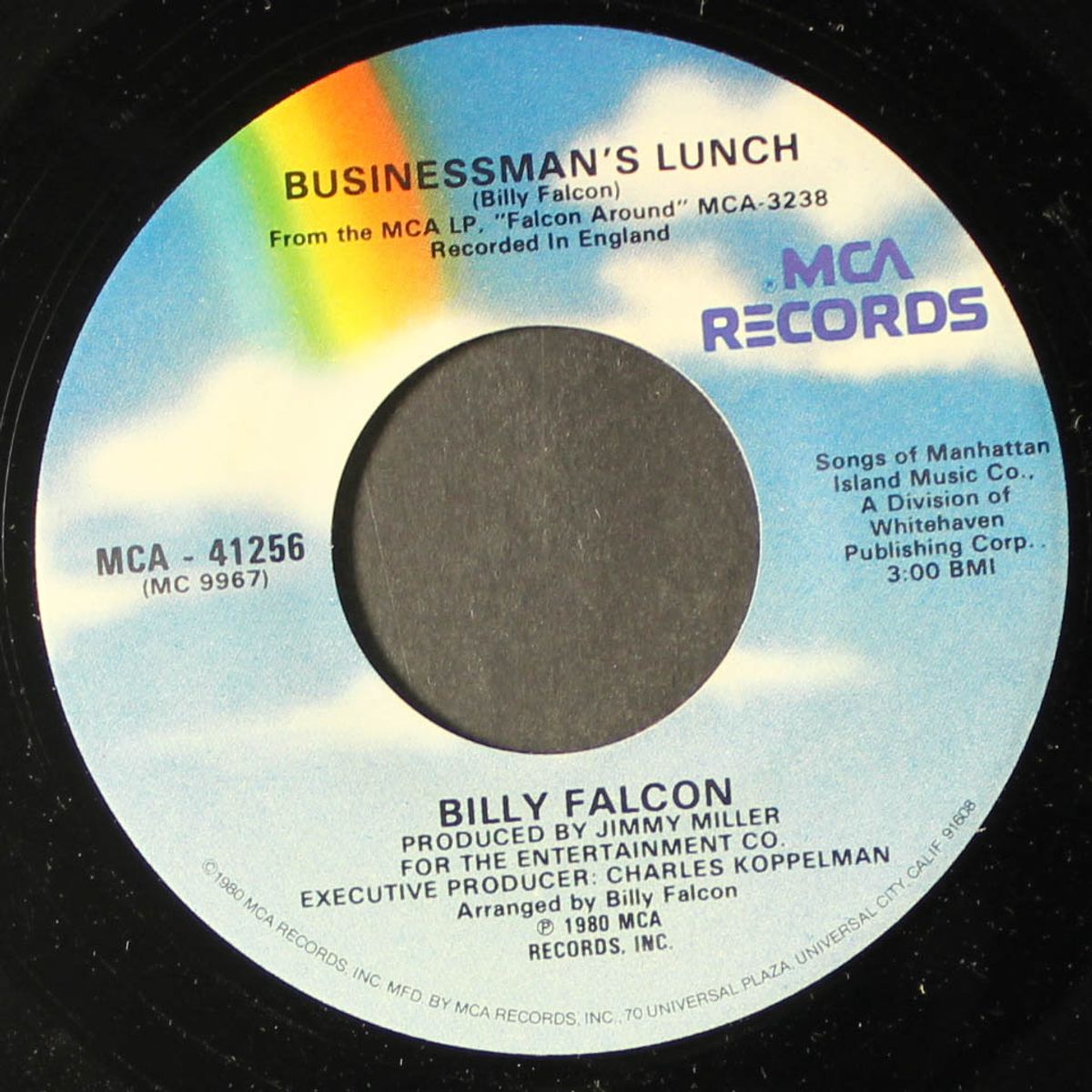 i never did it with him / businessman's lunch by BILLY FALCON