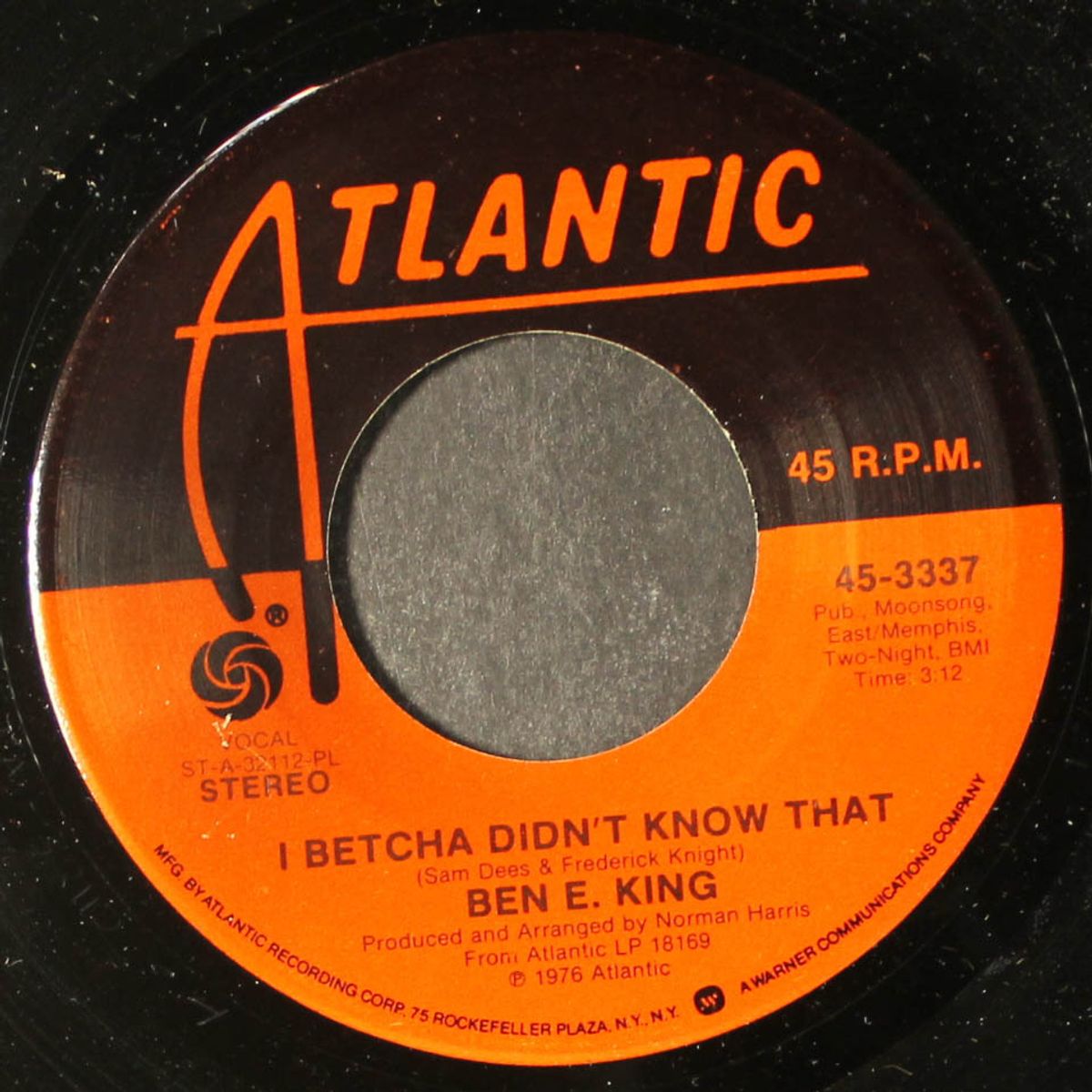 smooth sailing / i betcha didn't know that by BEN E. KING