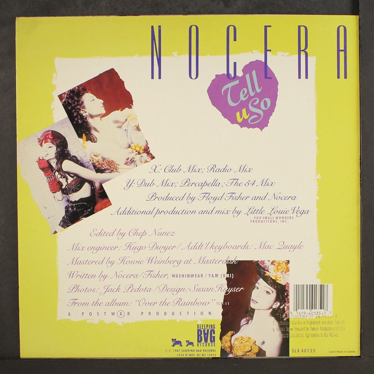 tell u so by NOCERA