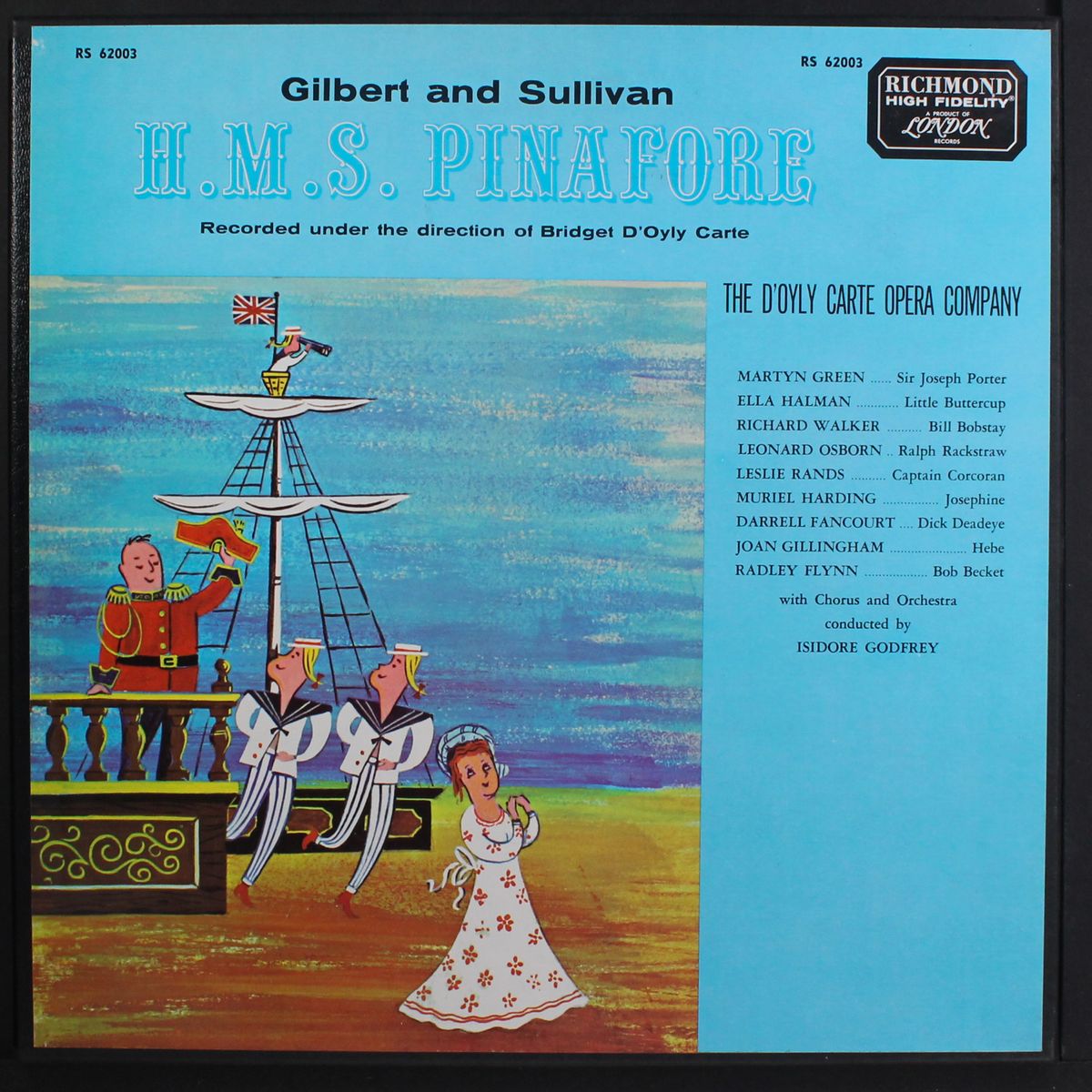 h.m.s. pinafore by LONDON CAST