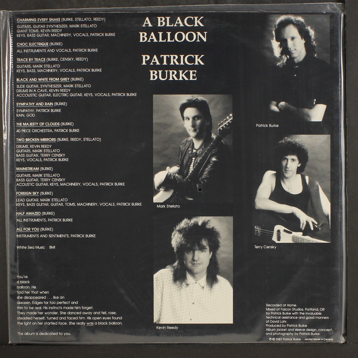 a black balloon by PATRICK BURKE