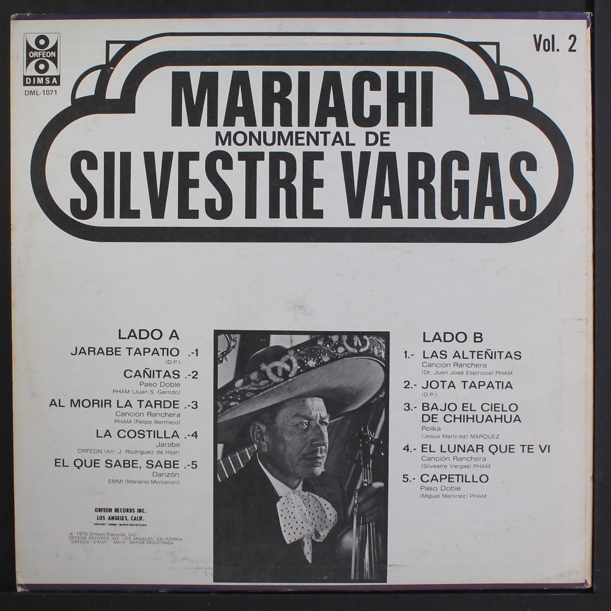 mariachi monumental, vol. 2 by SILVESTRE VARGAS