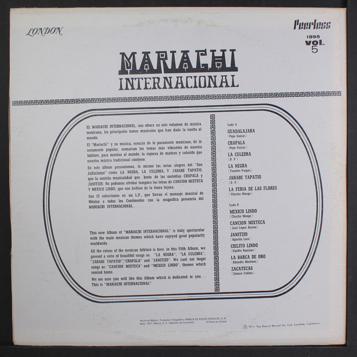 mariachi international by VARIOUS