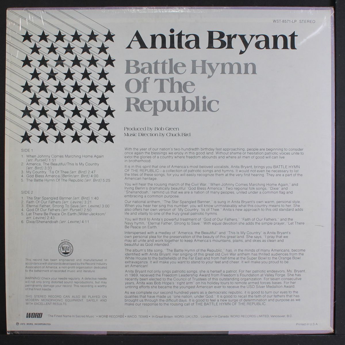 battle hymn of the republic by ANITA BRYANT