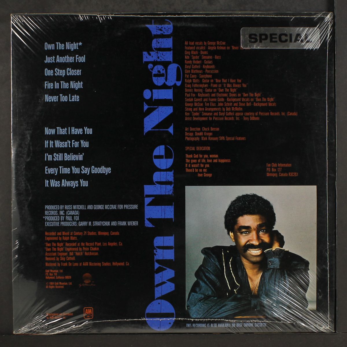own the night by GEORGE MCCRAE