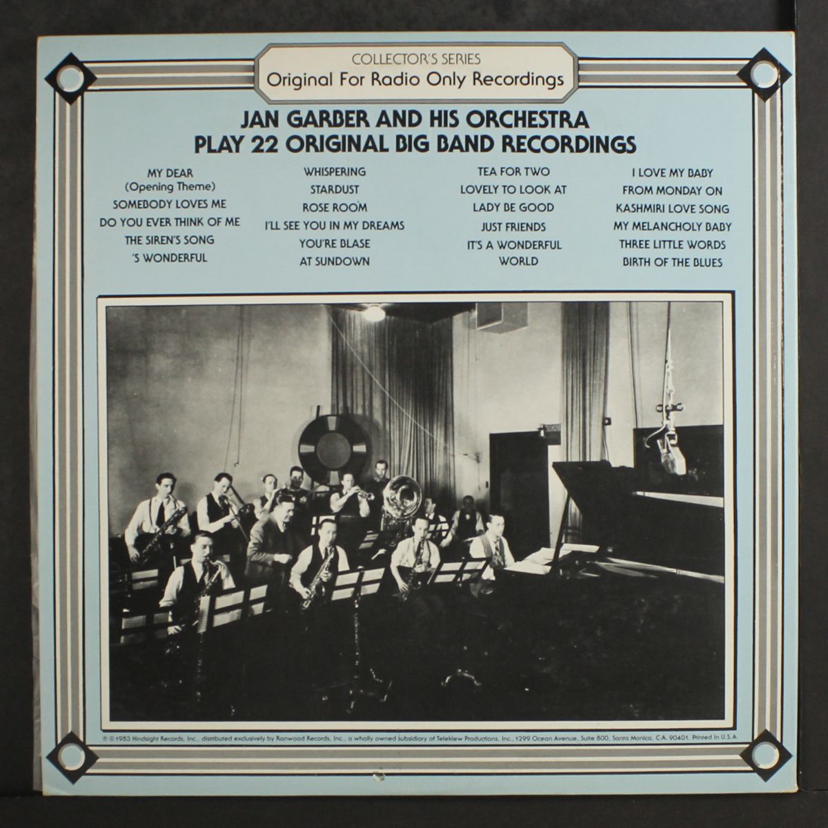22 original big band recordings by JAN GARBER