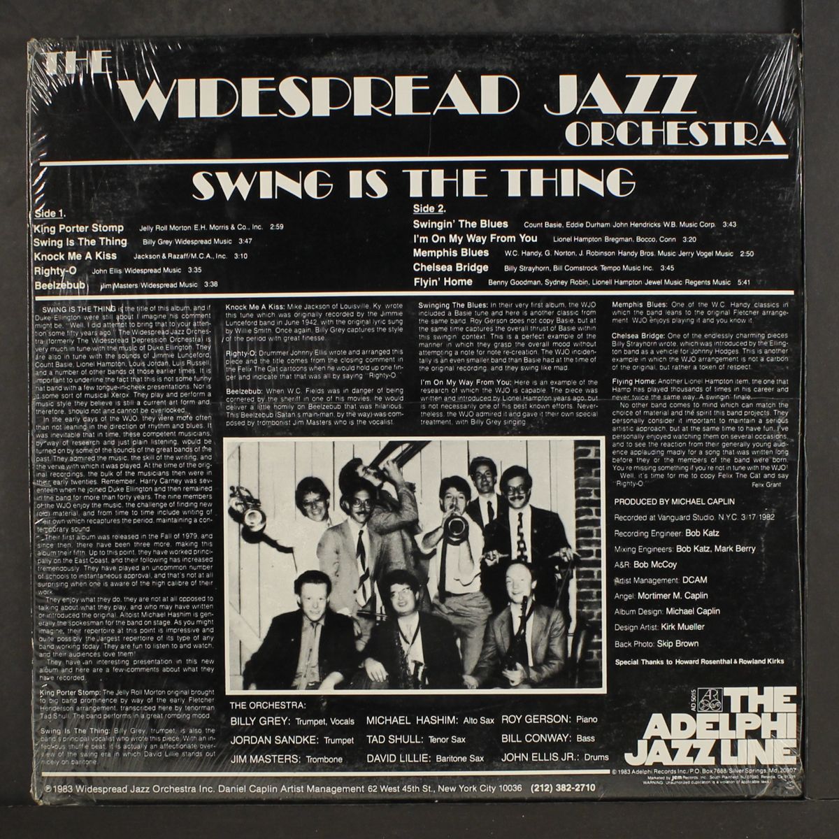 swing is the thing by WIDESPREAD JAZZ ORCH.