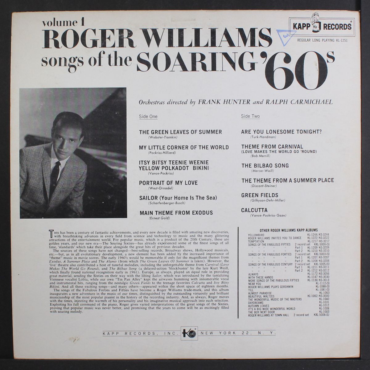 songs of the soaring '60s, vol. 1 by ROGER WILLIAMS