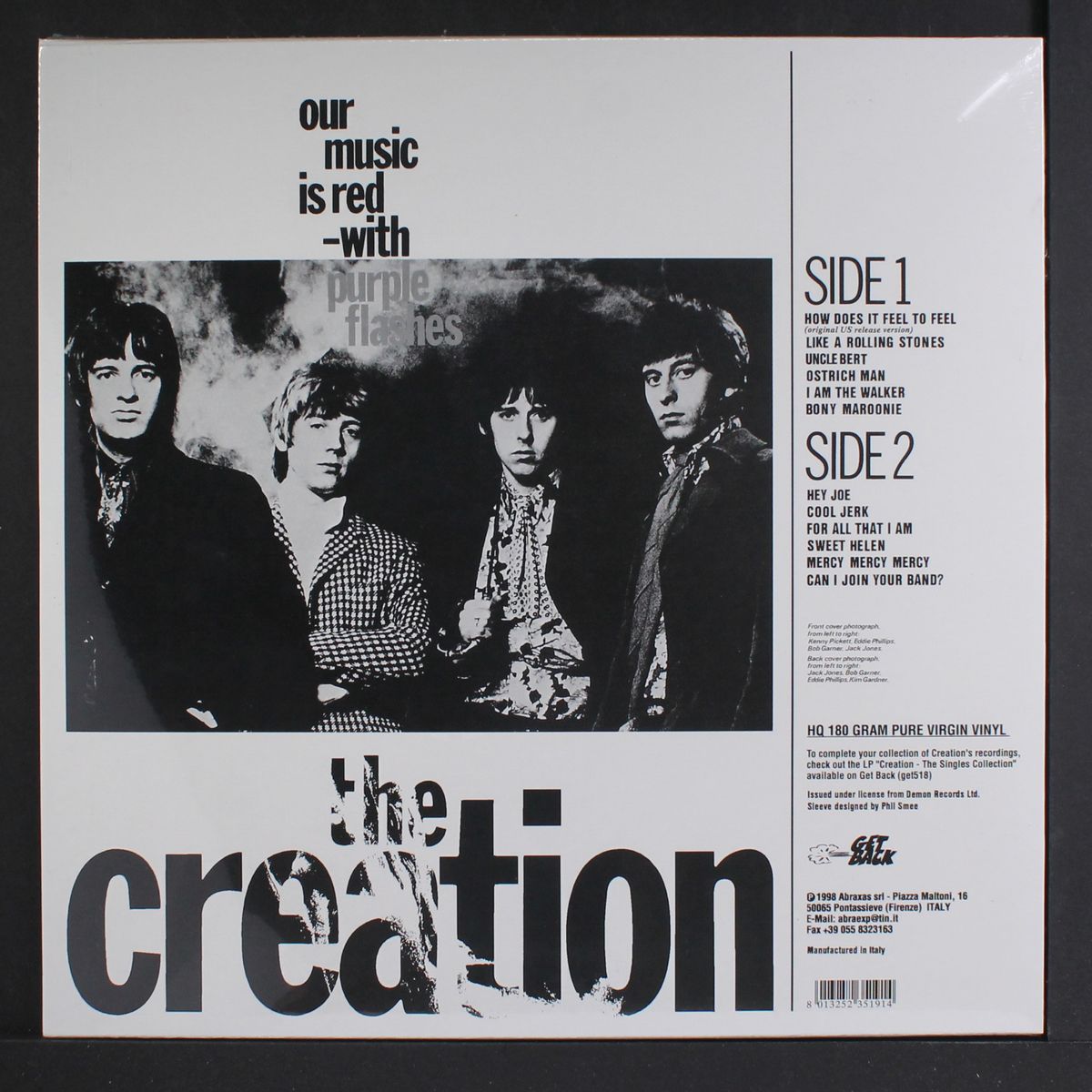 how does it feel to feel by CREATION