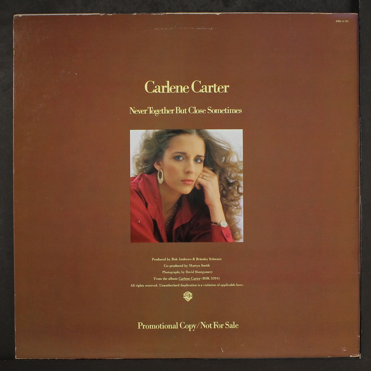 never together but close sometimes by CARLENE CARTER