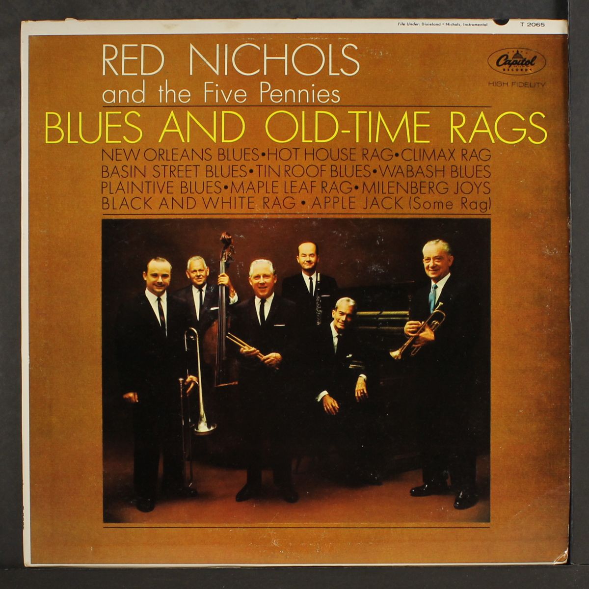 blues and old-time rags by RED NICHOLS