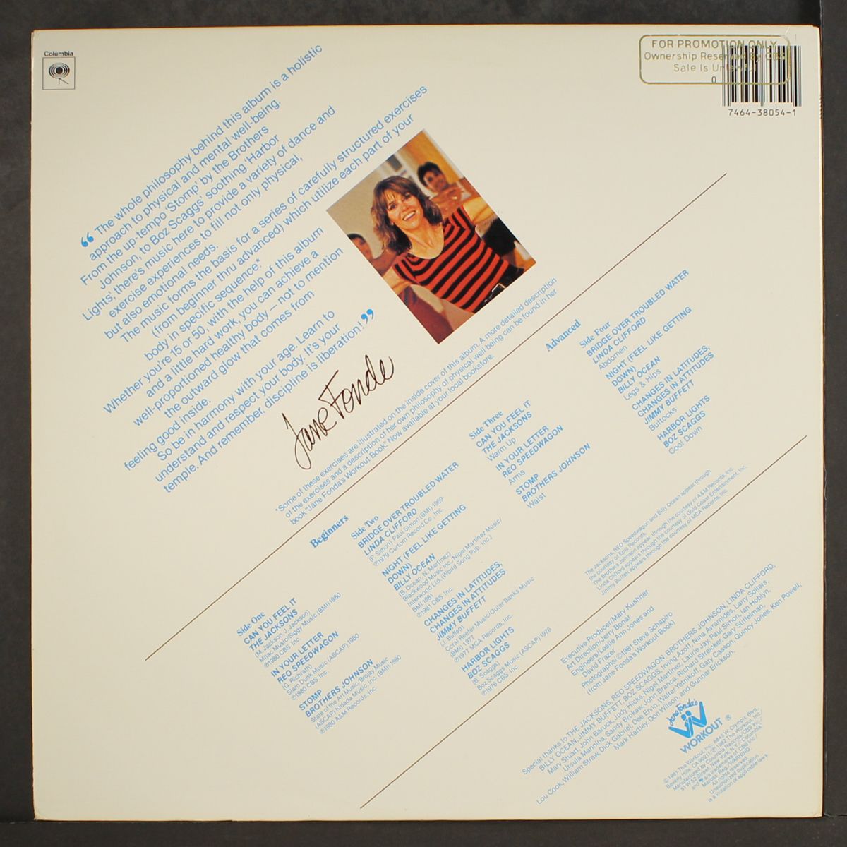 jane fonda's workout record by JANE FONDA