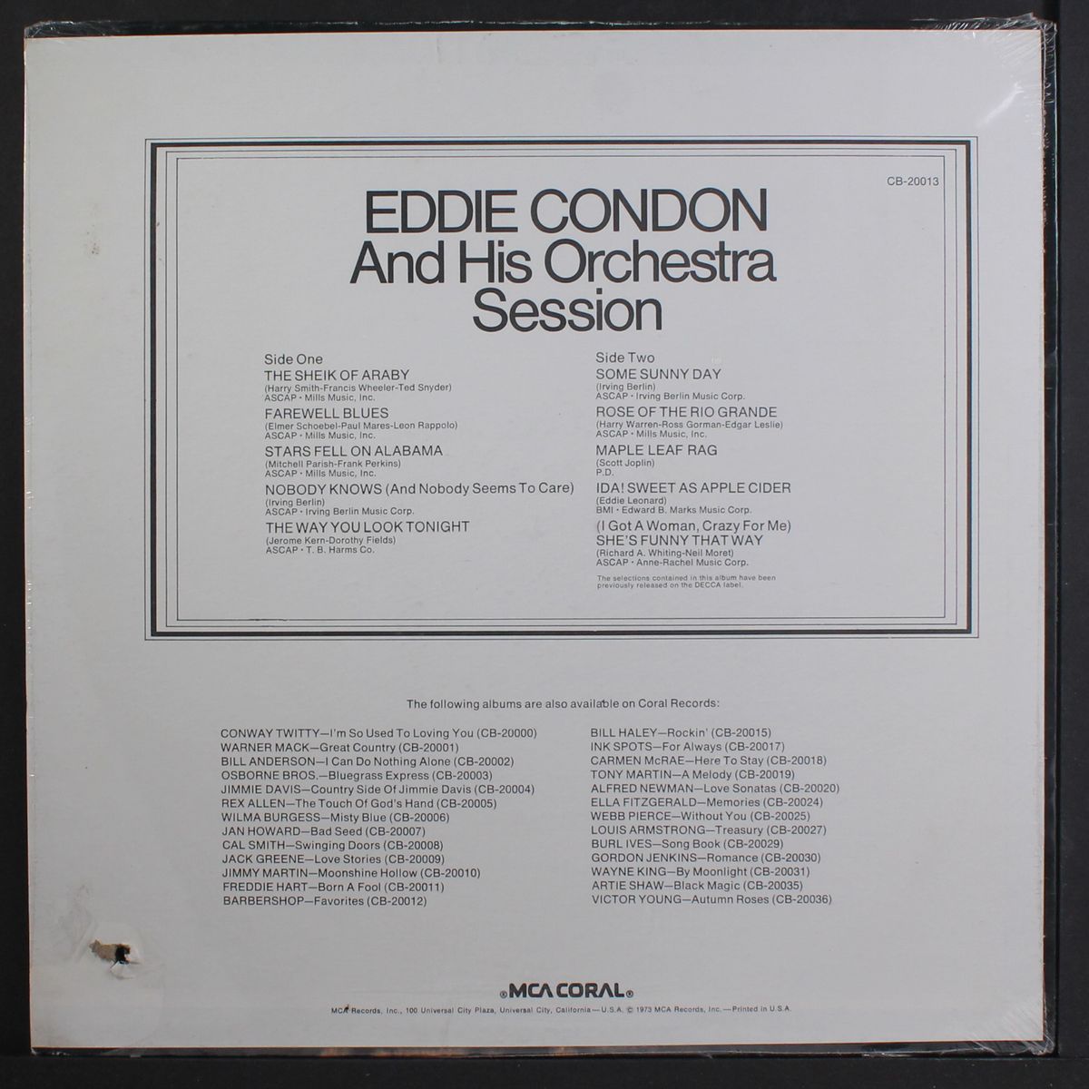 sunny days by EDDIE CONDON