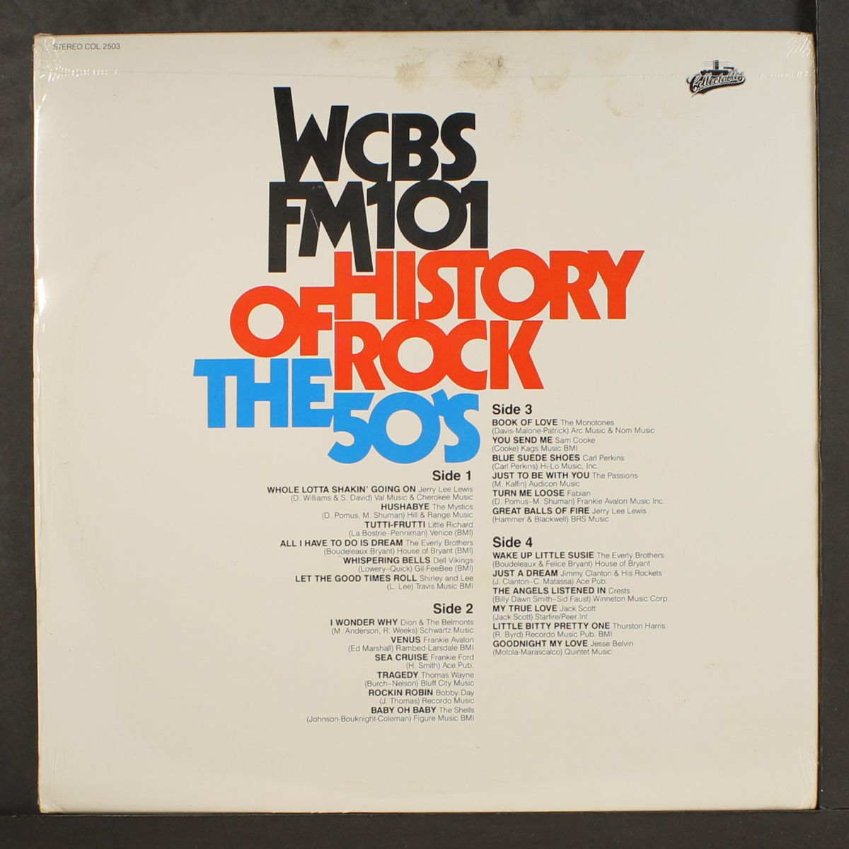 wcbs fm 101 history of rock - the 50's part 2 by VARIOUS