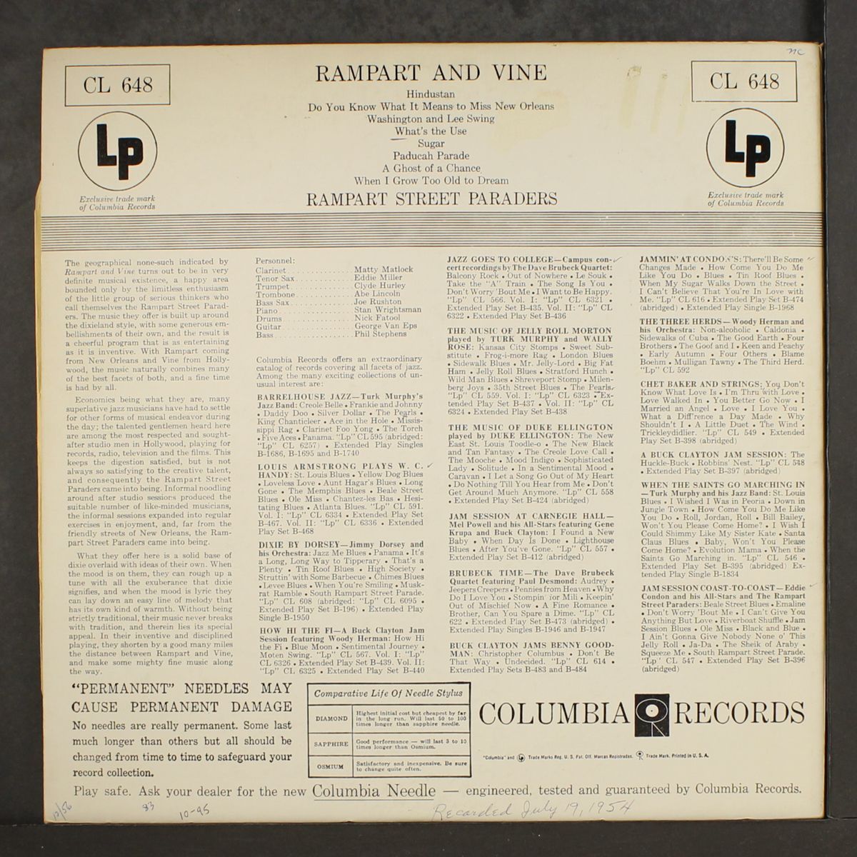 rampart and vine by RAMPART STREET PARADERS