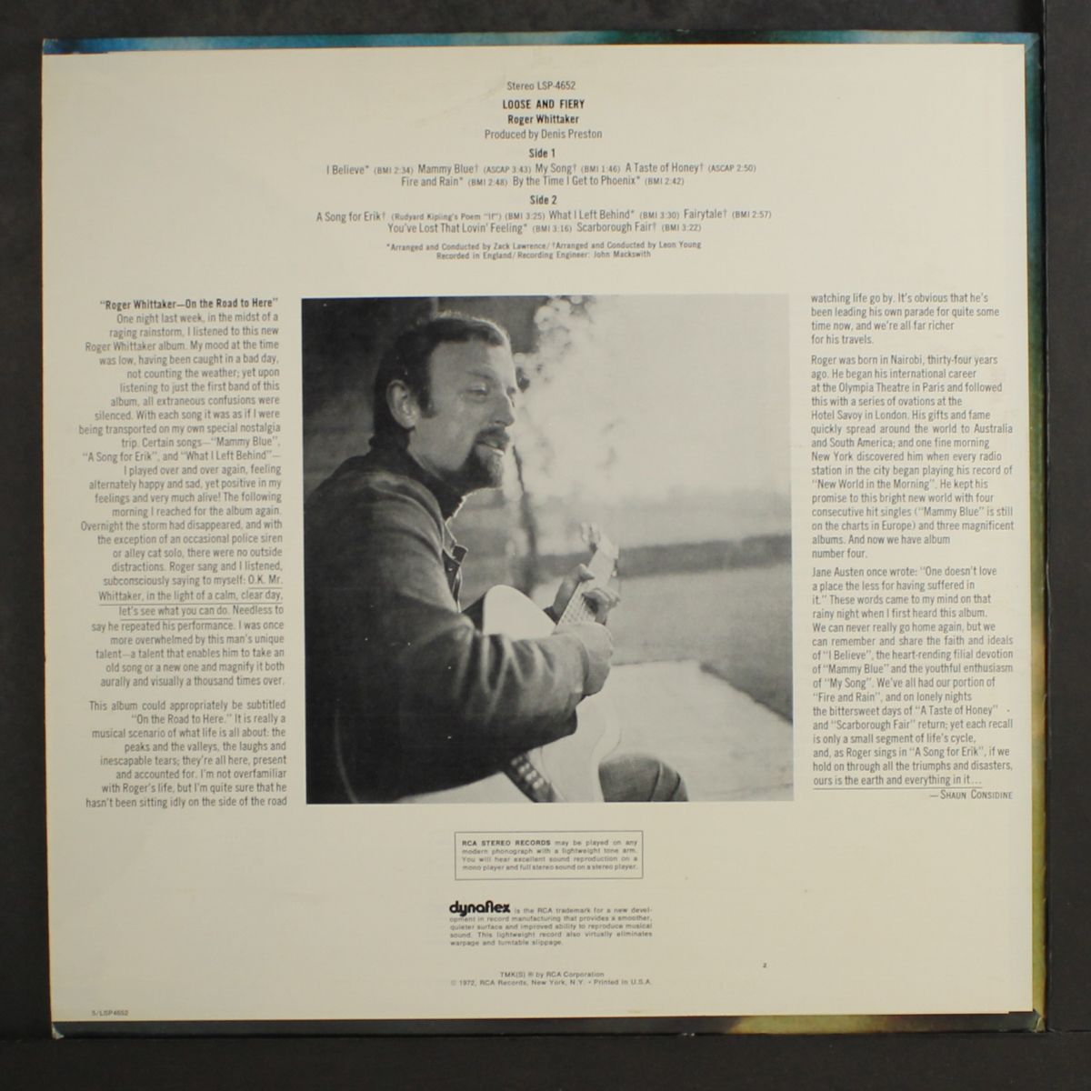 loose & fiery by ROGER WHITTAKER