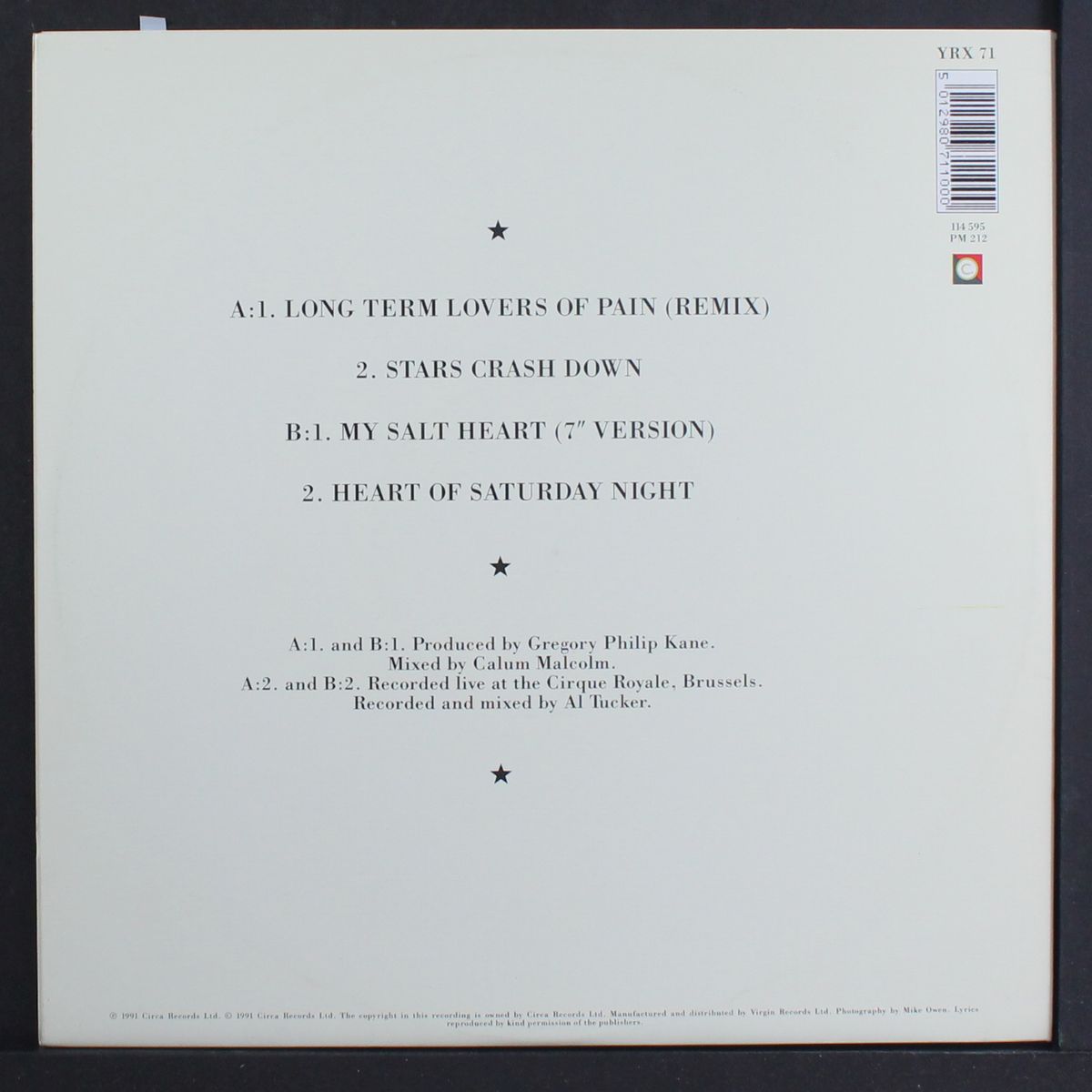 long term lovers of pain by HUE & CRY