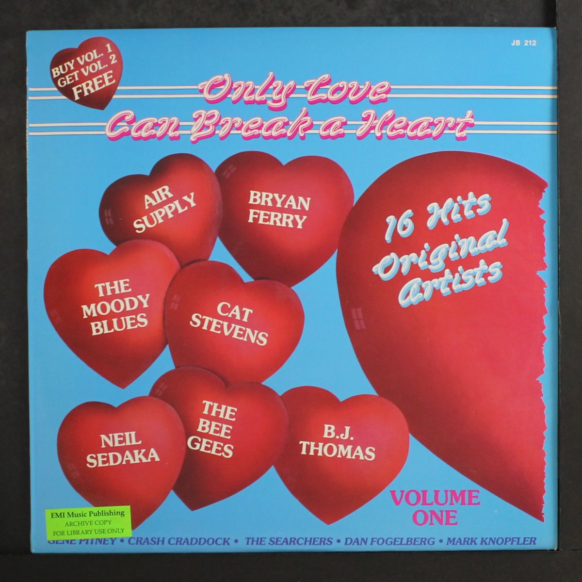 only love can break a heart vol. 1 by VARIOUS