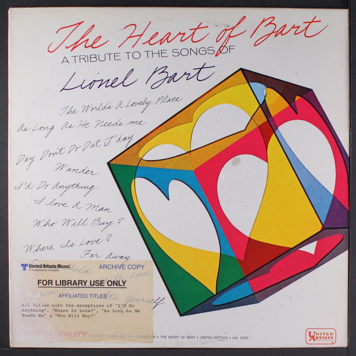 the heart of bart by JOHNNY HARRIS