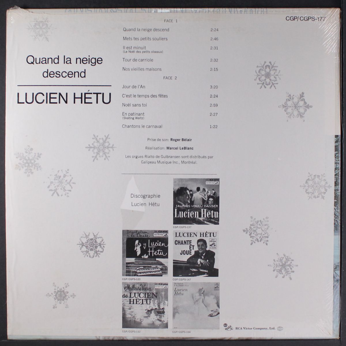 quand la neige descend by LUCIEN HETU