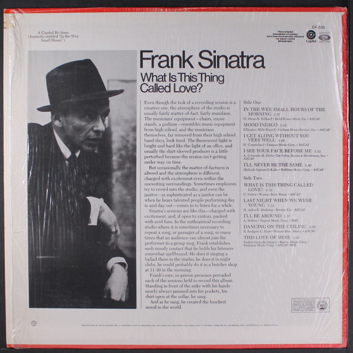 what is this thing called love by FRANK SINATRA