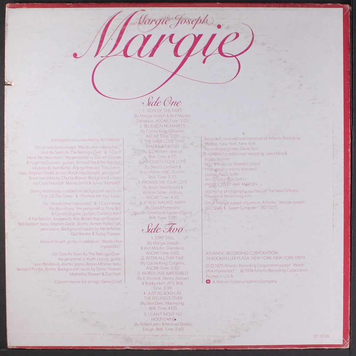 margie by MARGIE JOSEPH